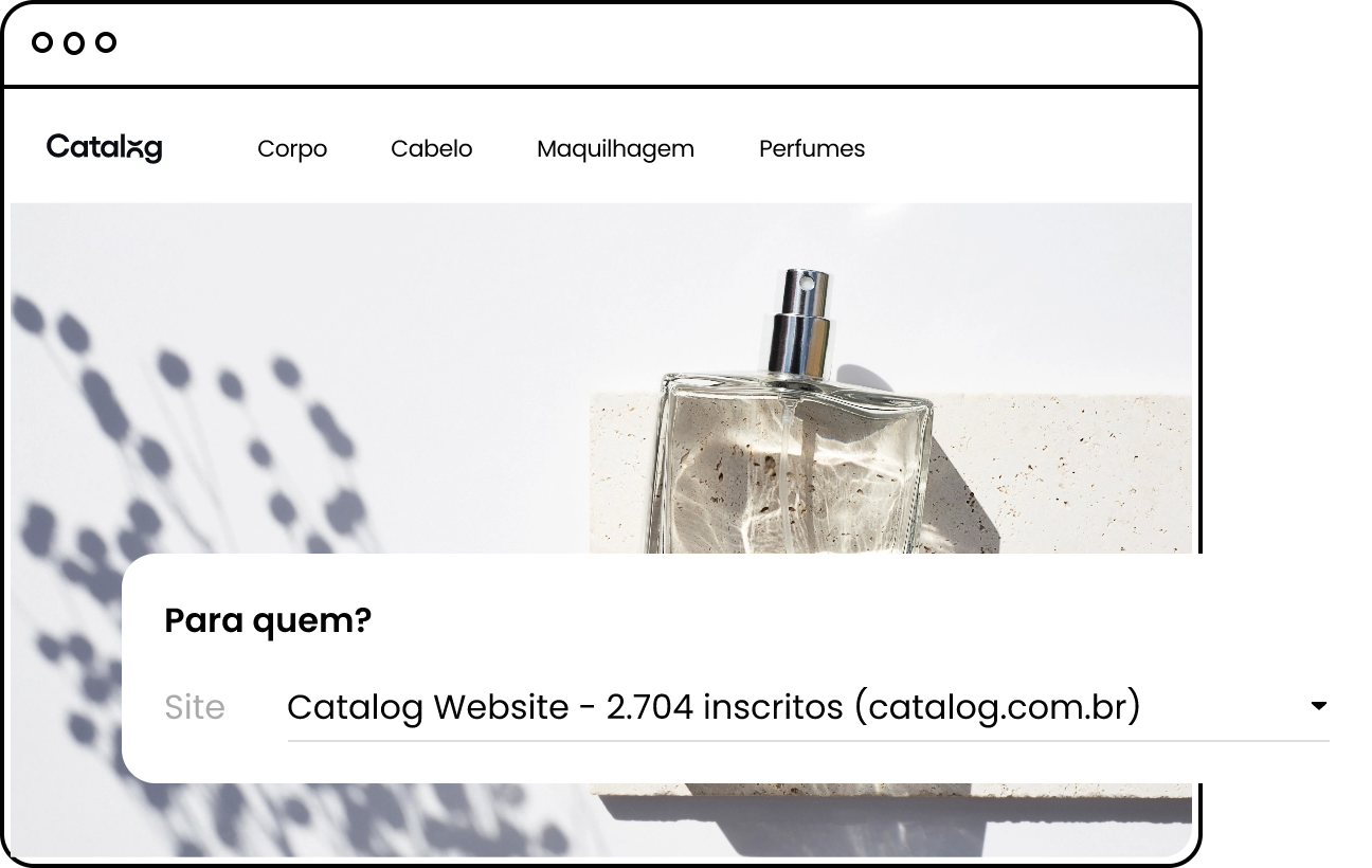 OnSite Popup adaptado ao comportamento do visitante com resposta imediata