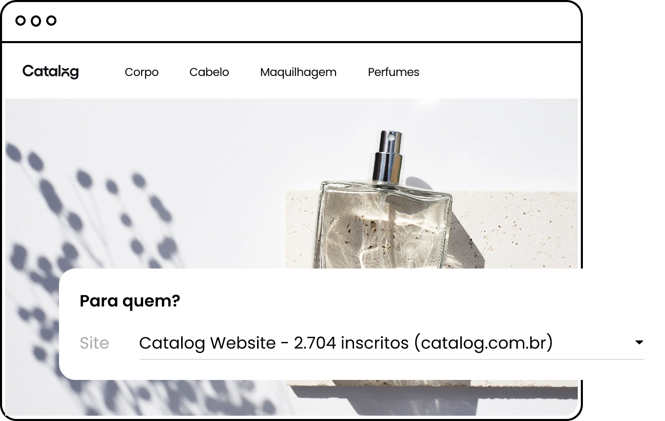 OnSite Popup adaptado ao comportamento do visitante com resposta imediata